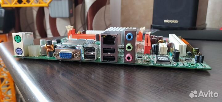 Комплект мат. пл.LGA775+проц +озу+видеокарта