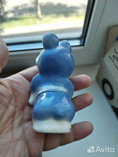 Олимпийский мишка гжель СССР