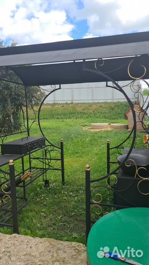 Мангал с крышей