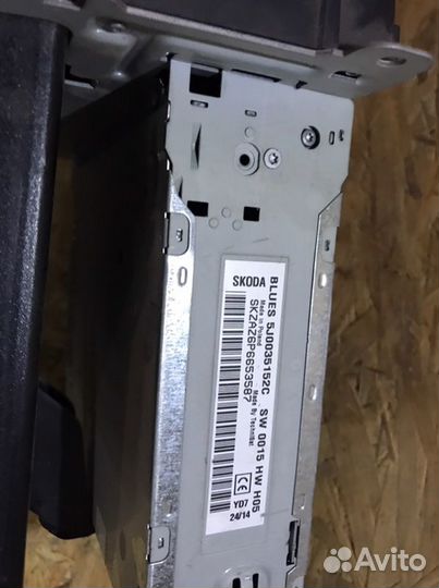 Магнитола Skoda Rapid седан 1.6 2014