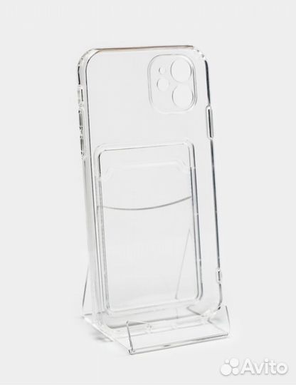 Чехол силиконовый для iPhone 11 Pro с карманом