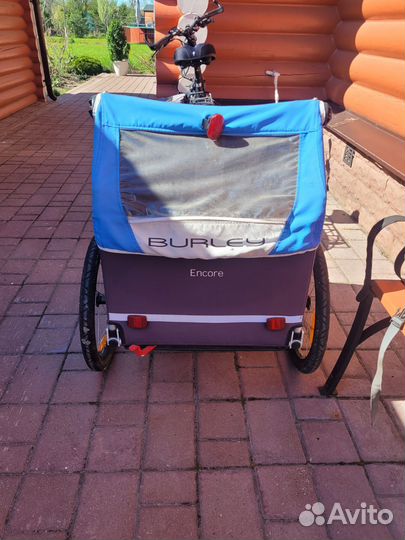 Детский велоприцеп