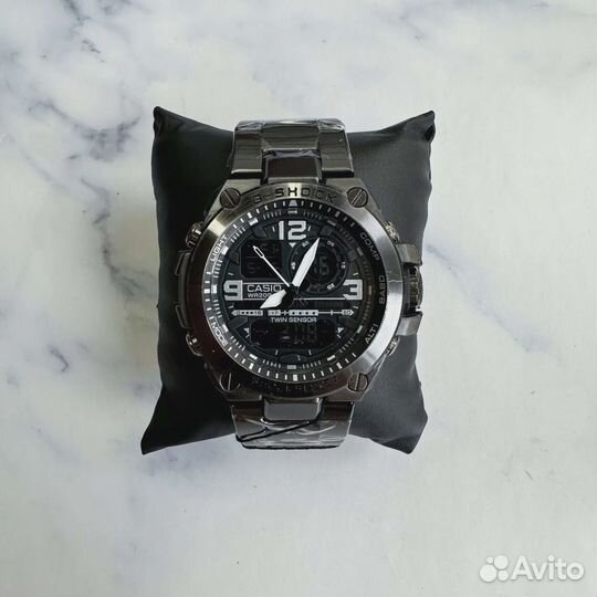 Часы Casio g shock 104, цвет: чёрный