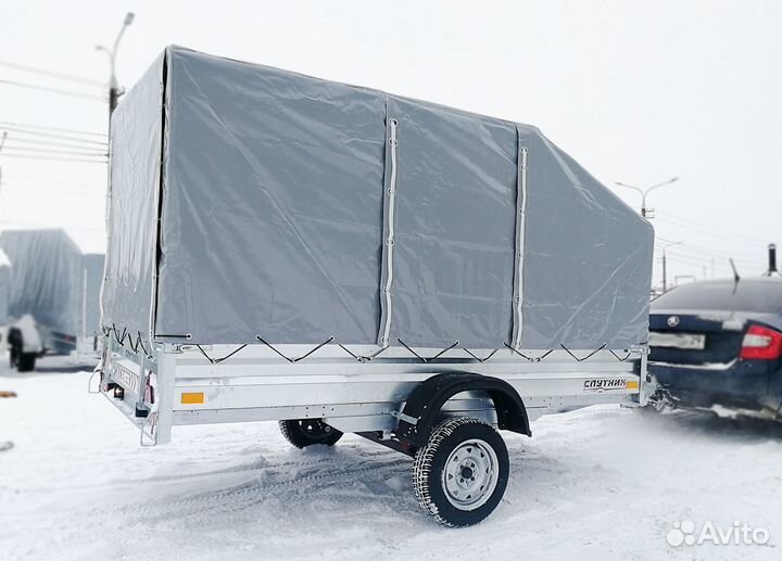Прицеп Спутник 3.0х1.5м R13 с Аэротентом