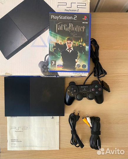 Sony PS2 Slim / Коробка & Пломба & Лиц. игра