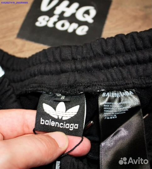 Широкие штаны Balenciaga x adidas (Арт.17046)