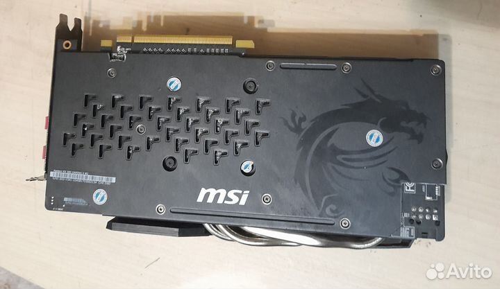 Видеокарта MSI rx580 8gb
