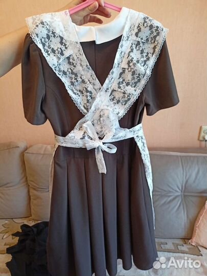 Школьный фартук и платье