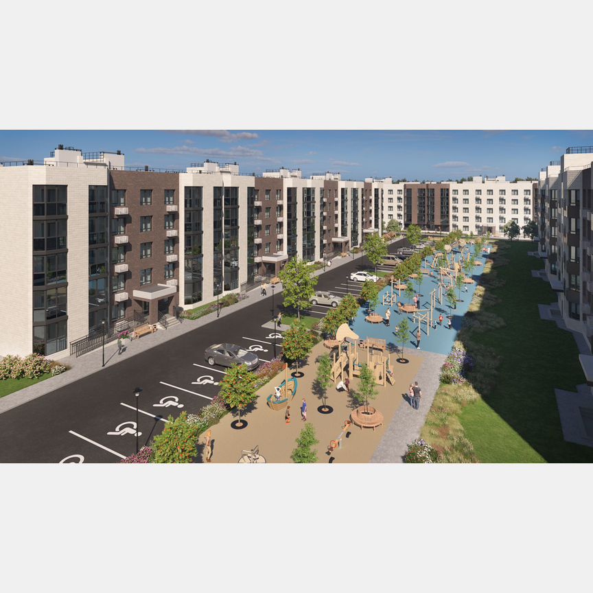 1-к. квартира, 44,8 м², 3/5 эт.