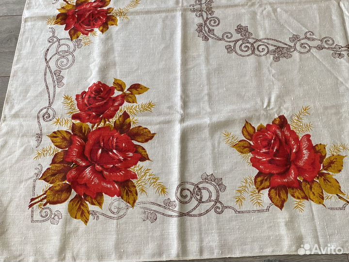 Скатерть лен СССР новая
