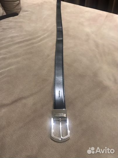 Мужской кожаный ремень Ermenegildo Zegna оригинал