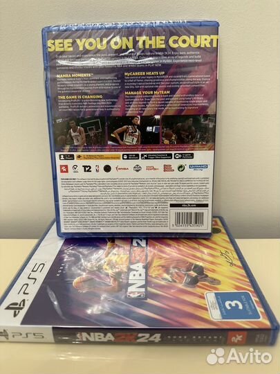 Nba 2k24 ps5 новый диск