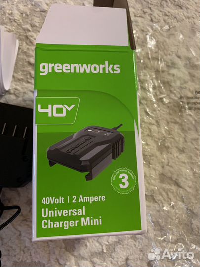 Зарядное устройство greenworks 40v