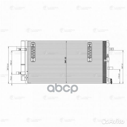 Конденсер audi A4/A5/A6/Q5 2.8-3.2/1.8T-3.0T/2