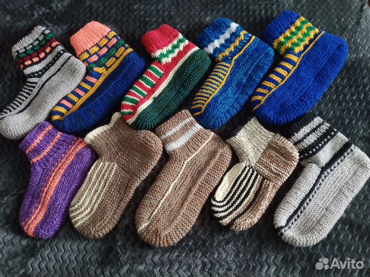 Шерстяные носки