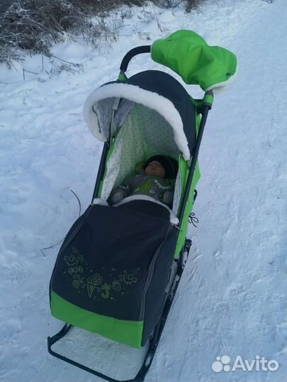 Санки коляска детские