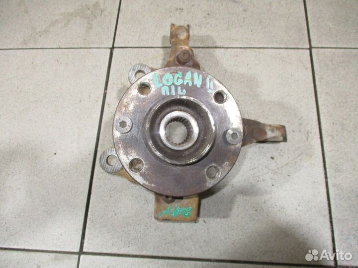 Кулак поворотный передний левый Renault Logan 2