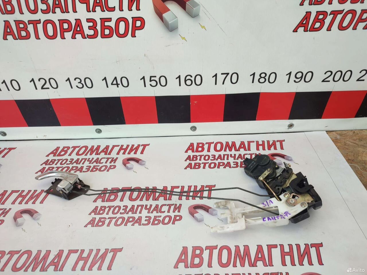 Замок двери задний левый Санта фе 1 00-12г
