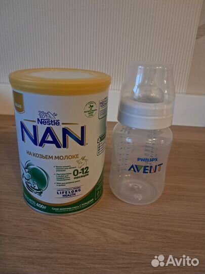 Детское питание смесь Nan на козьем молоке