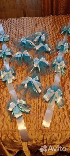 Свадебные украшения на машину