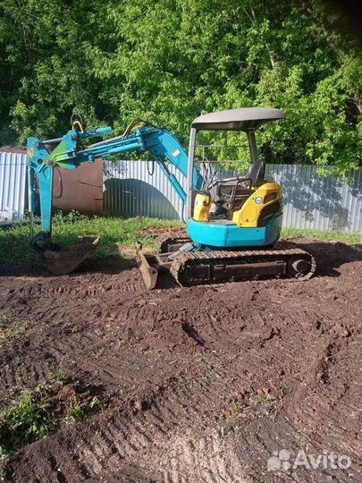Услуги мини-экскаватора, землеройные работы
