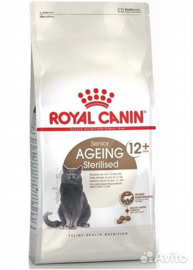 Корм Royal Canin Sterilised 12+, 4 кг