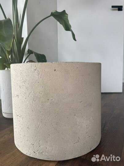 Кашпо бетонное(горшок бетонный) для цветов