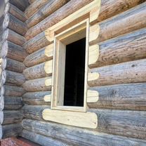 Окосячка деревянных домов. Чистовая клееная, Серпухов