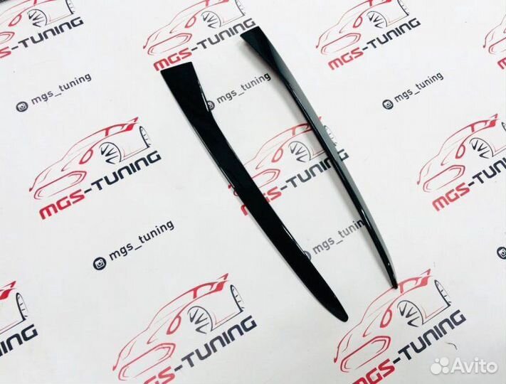 Плавники на стекло M-Perfomance BMW X4 G02 Black