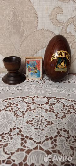 Сувенирное деревянное яйцо - 