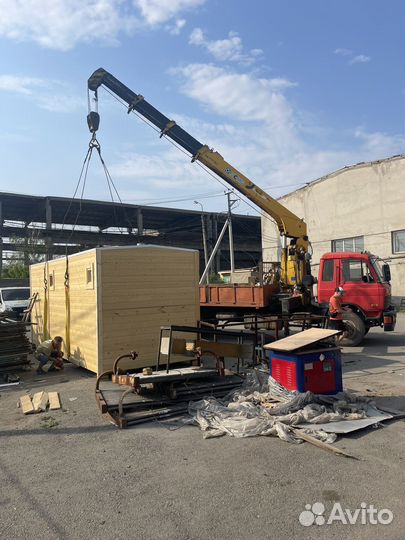 Аренда и услуги манипулятора, стрела 10 т, 13 м, борт 12 т, 7.5 м