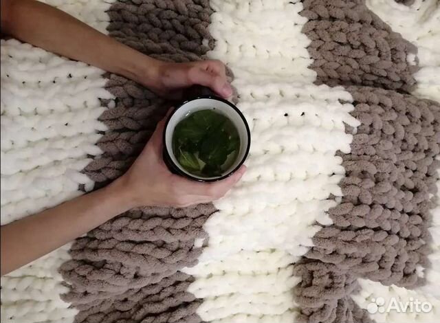 Плед для новорожденного 80*80см