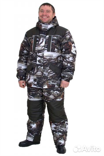 Костюм мужской зимний для охоты и рыбалки