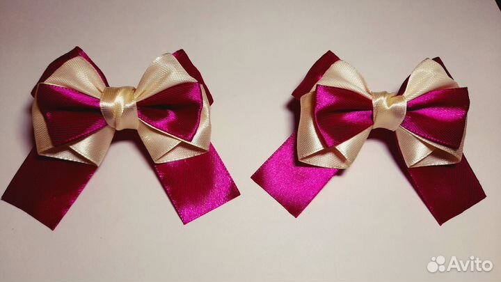 Бантики для волос ручной работы