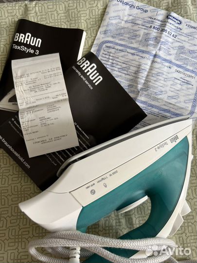 Утюг Braun texstyle 3 как новый