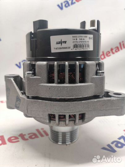 Генератор 140А LADA Priora,Kalina,Granta,Datsun