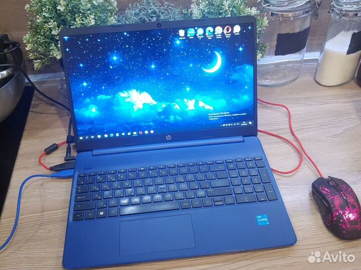 Ноутбук HP 15s 8гб оперативной