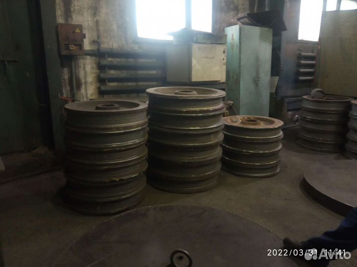 Наплавка крановых колёс