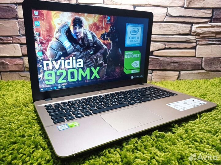 Игровой Asus Core i3-6006 8Gb SSD+1Tb 920MX FullHD