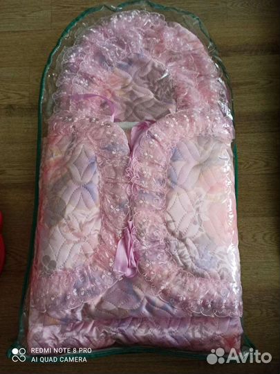 Конверт на выписку для девочки