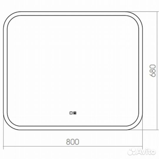 Зеркало Silver mirrors фр-00001503 Белое