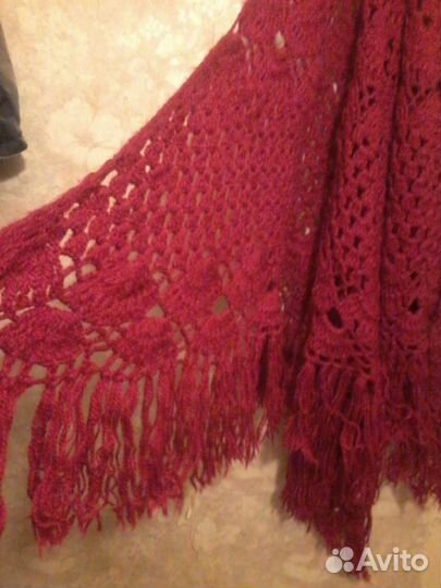 Шикарная шерстянная шаль