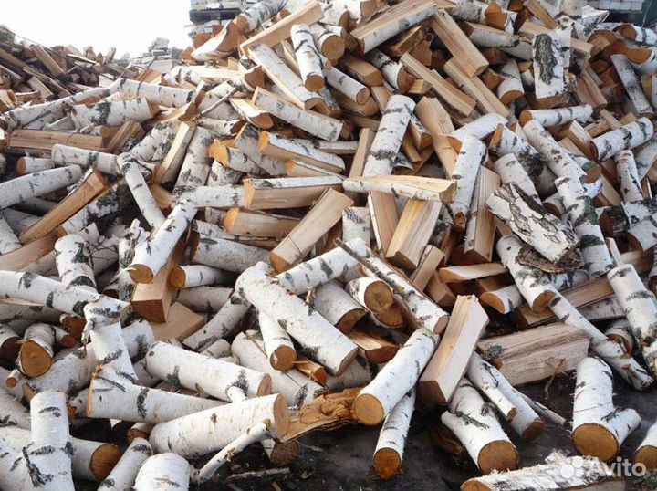 Дрова берёзовые колотые насыпь с доставкой