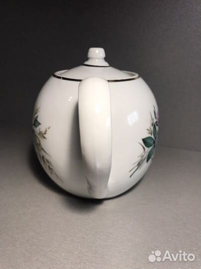 Заварочный чайник фарфор Песочное