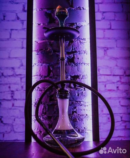 Кальян Miami Shisha 3077 фиолетовый h=70 см