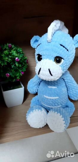 Вязаная игрушка дракончик