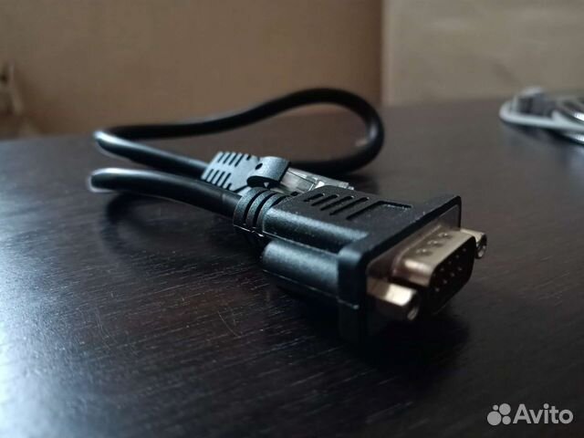 Rj-45 RS232 male папа 40cm serial db9 9pin