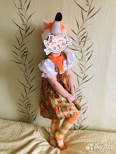 Карнавальный костюм для девочки лиса
