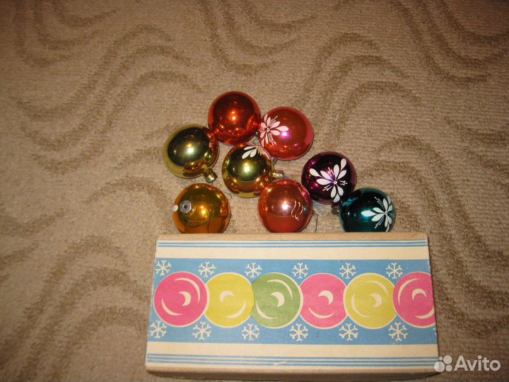 Игрушки елочные СССР