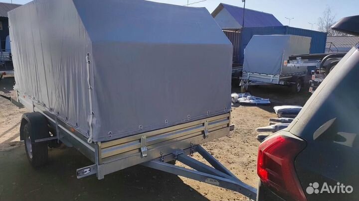 Прицеп с тентом аэро 180 см. Автобоксы